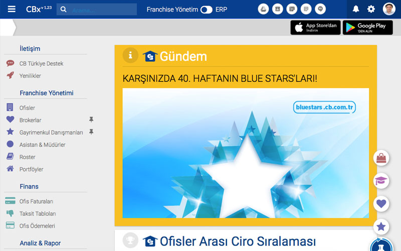 Coldwell Banker Türkiye Franchise ERP